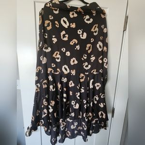 Ann Taylor High Low Wrap Skirt, size 18